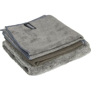 Microvezelstore - Autowas set - Droogdoek auto - Microvezeldoek auto - 3-delig