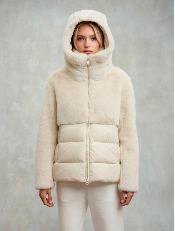 Blauer, Dames, Jassen, Grijs, Maat: S Leer,