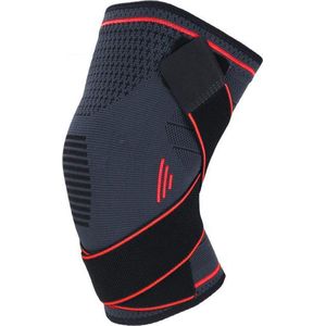 Boersport ® | Orthopedische kniebrace| Kniebandage tijdens sporten | Dames & Heren |Rood| M