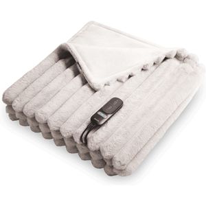 Duux - Yentl - Elektrisch Warmtedeken - Grijs - 200x200 cm - 9 standen