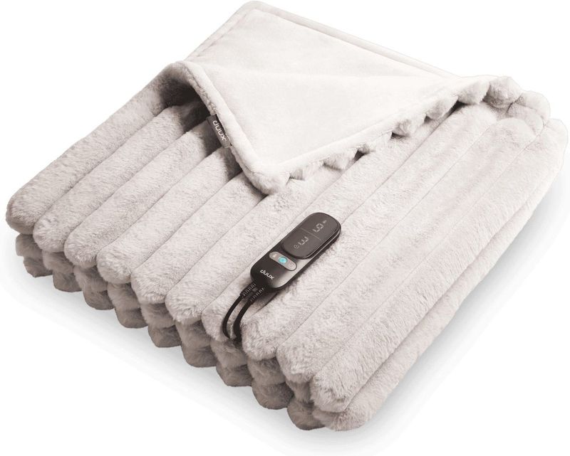 Duux - Yentl - Elektrisch Warmtedeken - Grijs - 200x200 cm - 9 standen