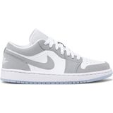 Jordan - 1 Low - Sportschoenen - Wolf Grey - Leer
