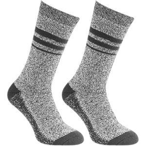 Thermo sokken | Alaska | Badstof gevoerd | Kleur: Grijs | Maat: 43-46 | 2 paar