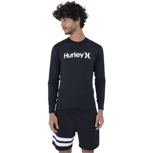 Hurley - OAO Quickdry Rashguard LS - Vest - Zwart - Lange Mouwen - UPF 50+