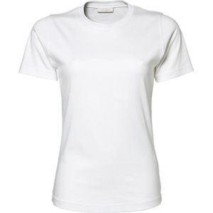 Women´s Interlock T-shirt met korte mouwen White - 3XL