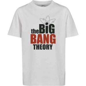 Urban Classics - Big Bang Theory Logo Kinder T-shirt - Kids 146 - Wit