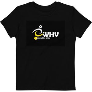 Whv - Biologisch katoenen T-shirt voor kinderen - Black, 9-11