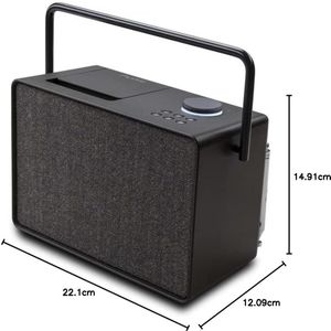 Veelzijdig muzieksysteem voor binnen en buiten - DAB+/FM-radio, internetradio, podcasts, Spotify Connect, Bluetooth met 40 W stereogeluid