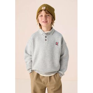 Sissy-Boy - Lichtgrijze Sweater - Artwork