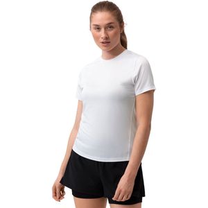 DANISH ENDURANCE Sport T-Shirt - Workout & Sport Top - Lichtgewicht - Ronde Hals - voor Vrouwen - Wit - Maat S