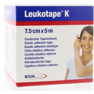 Leukotape K - Elastische Tape - 5 m x 7,5 cm - Beige