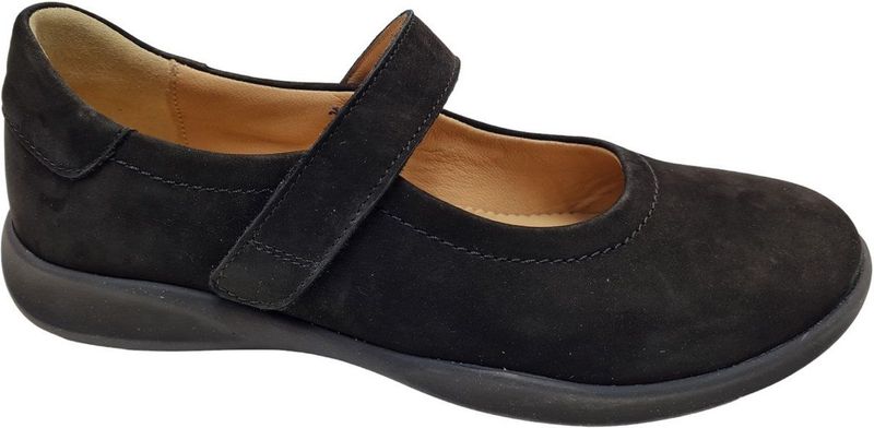 Hartjes - 162.2102 - Bandschoenen - Zwart - Leer