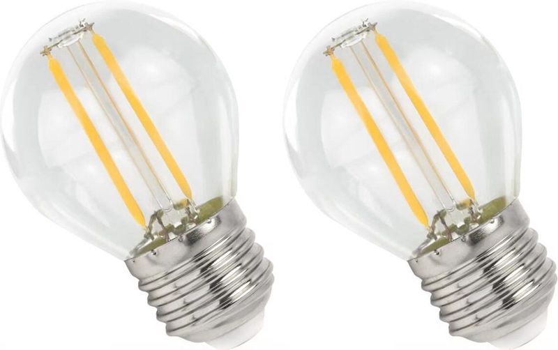 Spectrum - LED Lamp - Neutraal Wit - E27 - 1W - 230V - 110 Lumen - 2 Stuks