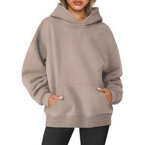 Dames Hoodie Oversized Sport Fleece Met Capuchon