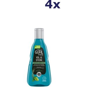 4x Guhl Men Vol & Sterk Shampoo 250 ML