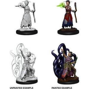 Dungeons and Dragons Miniatures - Nolzur's Marvelous - Human  Female Warlock - Miniatuur - Ongeverfd