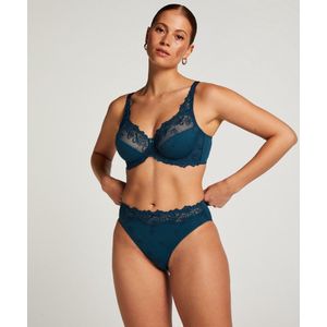 Hunkemöller Dames Lingerie Brazilian Diva - Blauw - maat XS