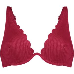 Hunkemöller Niet-voorgevormde beugel bikinitop Scallop Roze E85