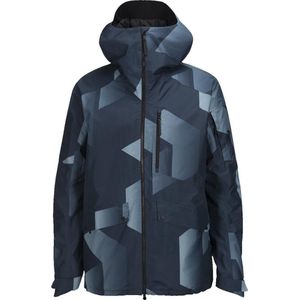 Peak Performance - Hakuba Printed Ski Jacket - Ski Jas - L - Blauw