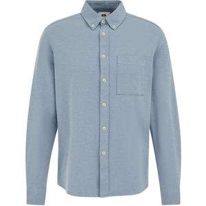 WE Fashion - Gebreid Shirt - Regular Fit - Met Kraag en Knopen