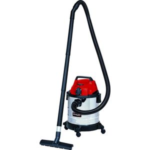 Einhell Elektrische Nat-/Droogzuiger TC-VC 1820 SA - 1250 W - 180 mbar - 20 L - 3-delige kunststof buis - 150 cm zuigslang - Schuimrubberen filter - Automaat-aansluiting