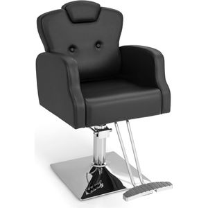 Kappersstoel – Barber Chair – Salonstoel – Hairstyling Stoel – Knipstoel – Hydraulisch Verstelbaar – 360° Draaibaar – Gewichtscapaciteit 150 kg – Zithoogte Verstelbaar 54,5-69,5 cm