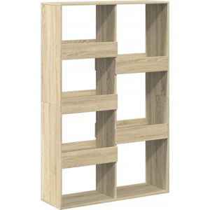 vidaXL - kamerscherm - 100x33x155,5 - cm - bewerkt - hout - sonoma - eikenkleurig