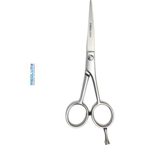 Medluxy - Kappersschaar, Snor en Baard Schaar - Rechtshandig - 5.5 inch / 14 cm - multifunctioneel -ML0438 [RVS - INOX]