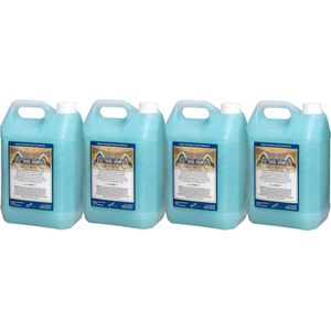 Showerscrub Hamam 5 liter - set van 4 stuks - verfrissende scrubgel - exfoliërende bodyscrub - voordeelverpakking