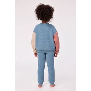 Pyjama Meisjes Woody Teddy Tricolor Konijn - IJsblauw