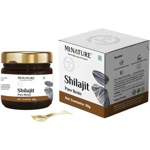 Shilajit 30gr - Puur, Zonder Toevoegingen - Mumijo, Asphaltum Hars, Resin - Met Maatlepel - 100% Natuurlijk