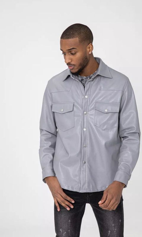 Frilivin - Tussenjas - Grijs - Skyleder - Voorzakken met knopen