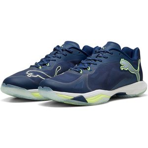 PUMA - Vantage NITRO™ - Handbalschoenen - Blauw/Wit