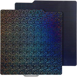 Double Sided PEY Building Board voor 3D-printer - Flex Building Board - 257 x 257 mm Inclusief PEY Building Board voor Lab X1 X1E P1P P1S A1 3D-printers. Duurzaam en veelzijdig.