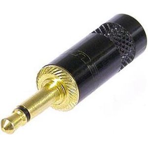 Rean by Neutrik REAN - MINI JACKPLUG 3.5 mm - MONO - ZWARTE METALEN BEHUIZING - VERGULDE CONTACTEN