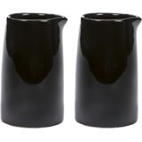 Serax - Dé Tableware By Ann Demeulemeester - Melkkan Set Van 2 - Black
