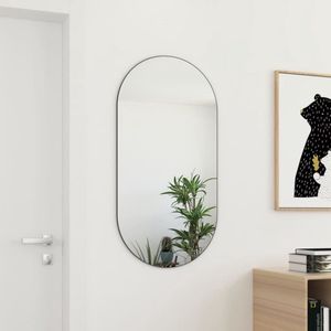 The Living Store Wandspiegel - 100 x 50 cm - Glazen spiegel 0.5 cm dik - Montage vereist