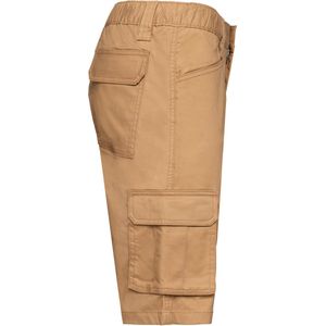 Bermuda/Short Heren L WK. Designed To Work Camel 65% Katoen, 33% Polyester, 2% Elasthan