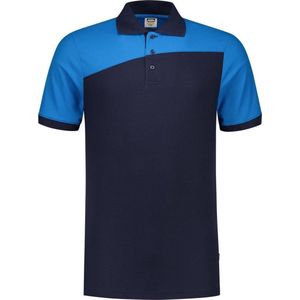 Tricorp Poloshirt Bicolor Naden 202006 Ink / Turquoise - Maat L