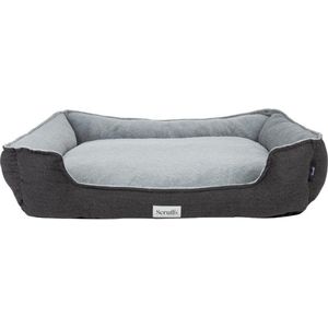 Scruffs Harvard Box Bed - Orthopedische Hondenmand - Memory Foam -XL - Graphite Grey - 90 x 70 cm