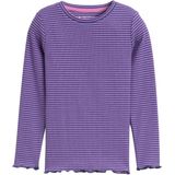 TOM TAILOR - Shirt - Donkerblauw - Ronde Hals - Lange Mouw