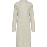 camel active Gebreide jurk met ronde halslijn - Maat womenswear-XXS - Lichtgrijs