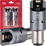 AMiO - LED CANBUS PRO serie - BAY15D P21/5W - Wit - 12/24V - 2x1860SMD - Met Ventilator