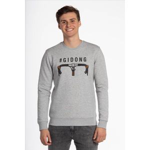 Brooklyn Intwiel Grijze Gidon sweater Fiets | Fietsstuur | Wielrennen | Koers | Grappig | Cadeau - Maat S