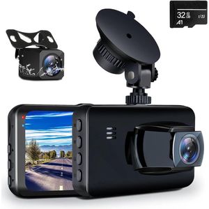 Dual Dashcam - Dashcam Voor en Achter - Auto Camera Dashcam - Dashcam Auto - Dual Dashcam voor Auto