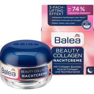 Balea Beauty Collageen Nachtcrème met Collageen Booster, 50 ml