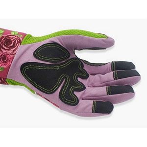 Tuinhandschoenen- lange mouwen tuinhandschoenen- doornbestendige lange tuinhandschoenen voor het snoeien van rozen (heren) (kleur: zwart en rood- maat: één maat)