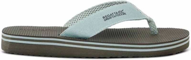 Regatta Rico Heren Slippers, Donker Khaki Glacier Groen, 42 EU