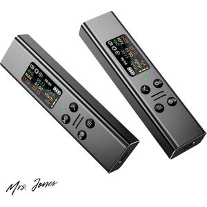 Mrs. Jones Nieuwe Geigerteller nucleaire stralingsdetector - Stralingsdosismeter met TFT-display en Smart Alert - oplaadbare bèta-gamma-röntgenmonitor .