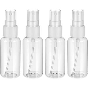 Aanpassing van de titel: 4pcs 30ml Small Empty Spray Bottles Transparent Fine Mist Portable Atomizer for Travel Atomizer Water Alcohol Essential Oils Perfume